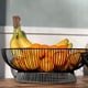 thumbnail image 3 of Metal Fruit Bowl - 25X10CM - Black - Suitable for Living Room, Kitchen - Simple and Beautiful, 3 of 5