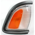 thumbnail image 3 of FEMPRXZ 2pcs Signal Light Left Right Side Plastic Lens Clear & Amber Lens Signal Lamp Corner Light W/ Black Trim W/ Bulbs for Toyota for Tacoma 1995-1996 with Bulb(S)-Assembly TO2520141, 3 of 10
