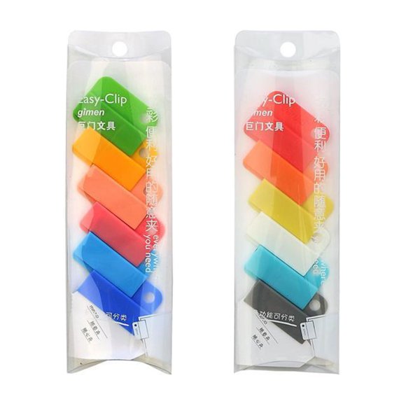 SHISUYAN 12 Pcs Pinces en Plastique Multifonctions Clips en Plastique pour la Maison Accessoire Scolaire (Couleur Aléatoire)