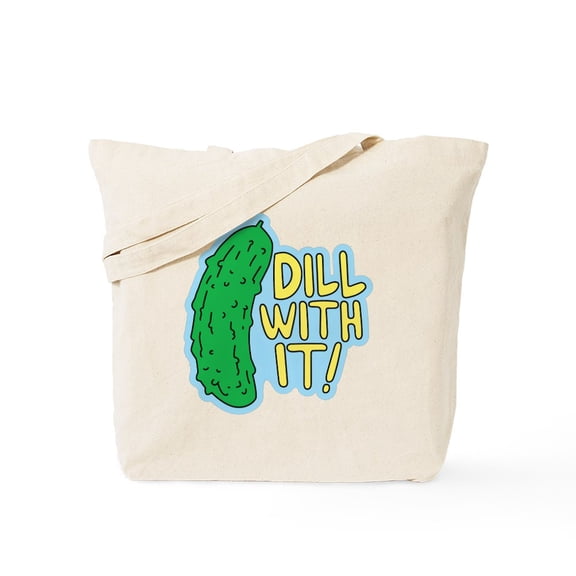 CafePress - Dill With It Tote Bag - Unisex Canvas Tote Bag, Beige, 1-Piece