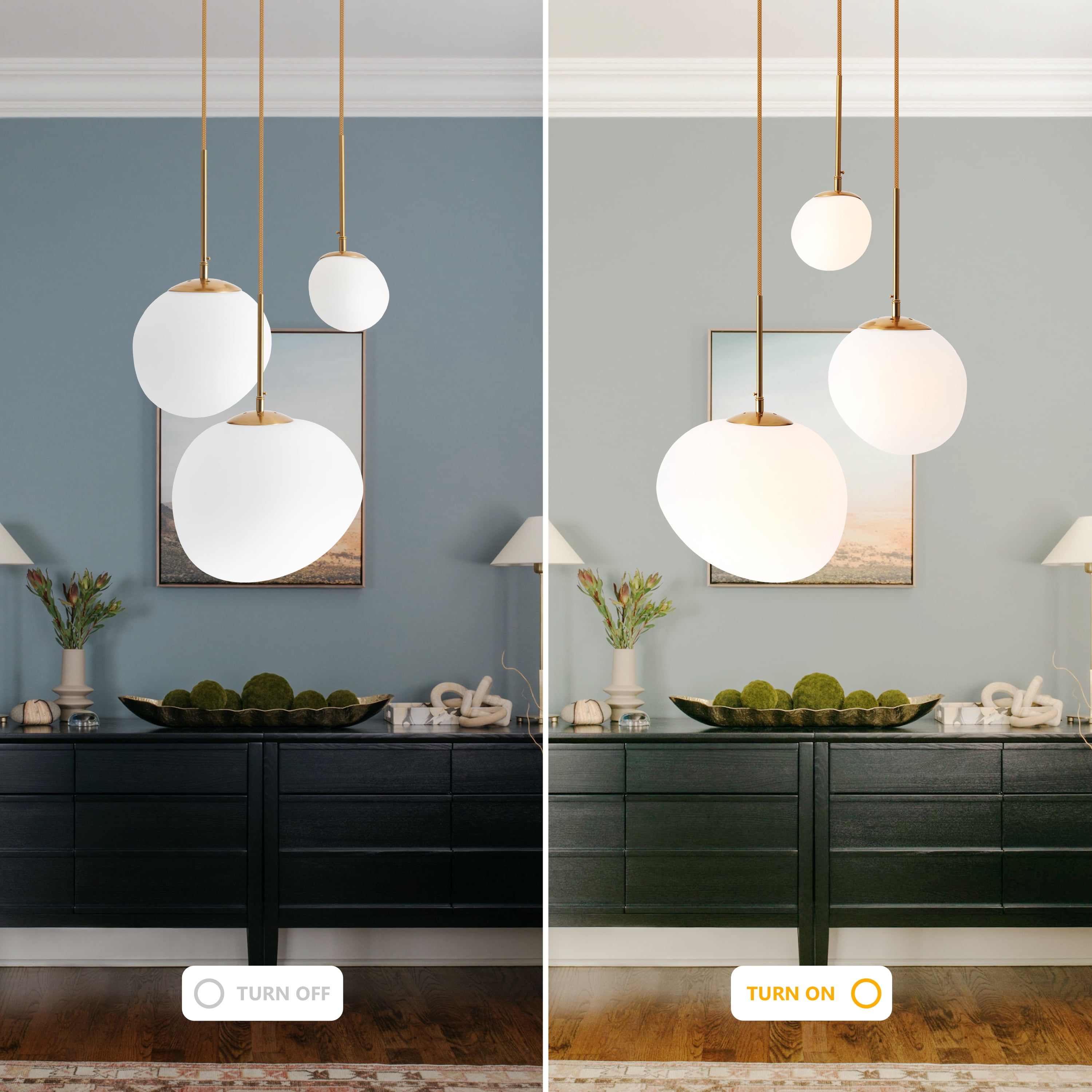 3 Lights Hanging Pendent Ceiling Chandelier, Frosted White lampshade - Ceiling Light - Pendant Light for Kitchen Island, Dining Room, Living Room, Entry Hallway