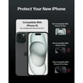 thumbnail image 3 of Belkin ScreenForce InvisiGlass Treated Screen Protector for iPhone 16, iPhone 15, & iPhone 14 Pro, Scratch-Resistant Impact Protection w/ Included Easy Align Tray for Bubble Free Application, 3 of 8