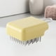 thumbnail image 5 of Cepillo de masaje para el cabello amarillo, cepillo para champú, peine para champú, lavado de cabeza, cepillo de masaje, suave y duro, masaje moderado de la cabeza, artesanías, 5 of 6
