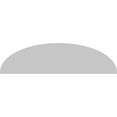 thumbnail image 5 of Ekena Millwork 72"W x 19"H x 2"P Elliptical Smooth Architectural Grade PVC Pediment, 5 of 7
