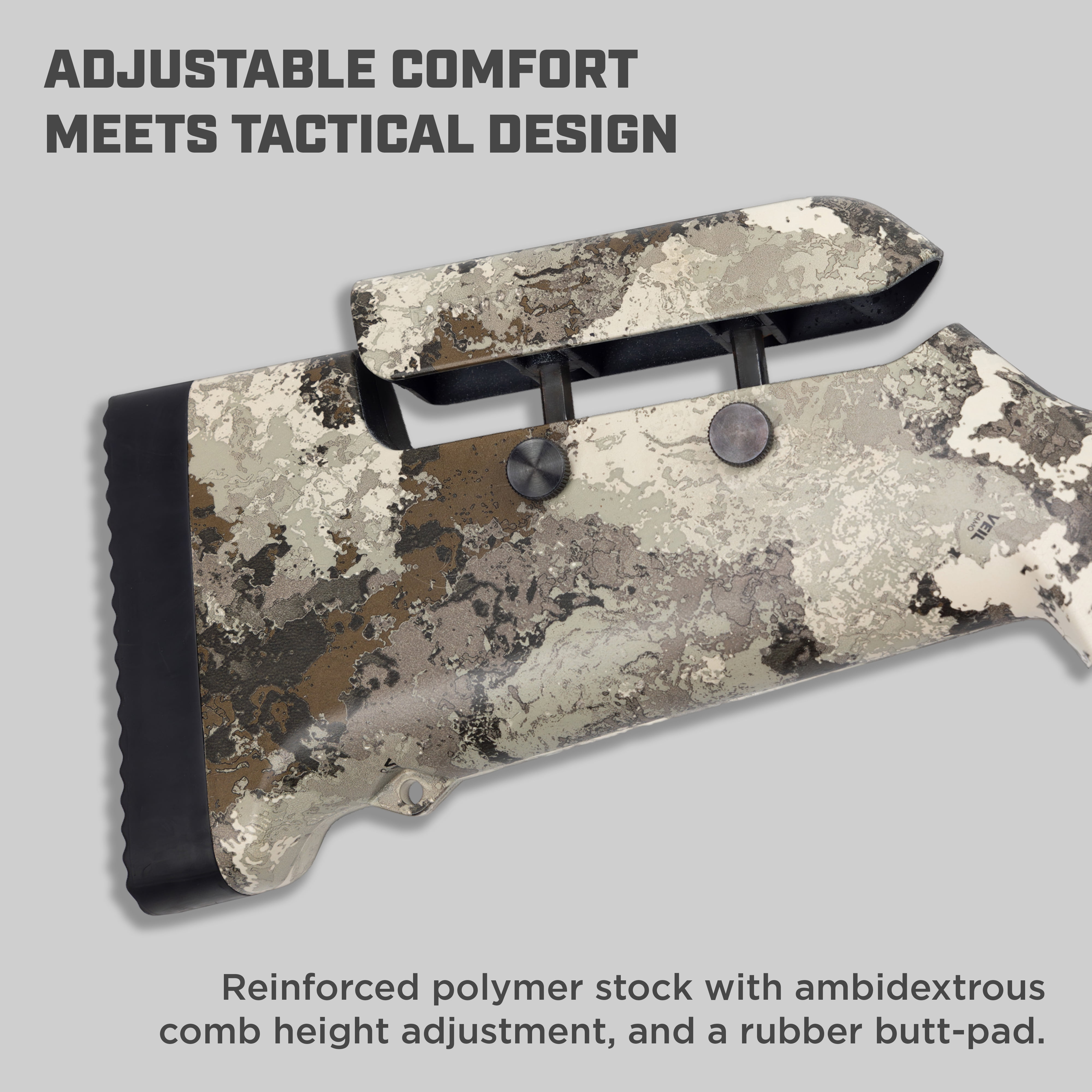 Barra Airguns 1100z .22 Precharged Pneumatic Pellet Air Rifle, Veil Camo