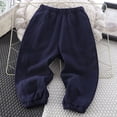 thumbnail image 2 of Atogsazn Kids Boys Cotton Jogger Sweatpants Childrens Casual Athletic Cotton Elastic Waist Sweatpant Trouser Navy 9-10 Years Fashion, 2 of 5