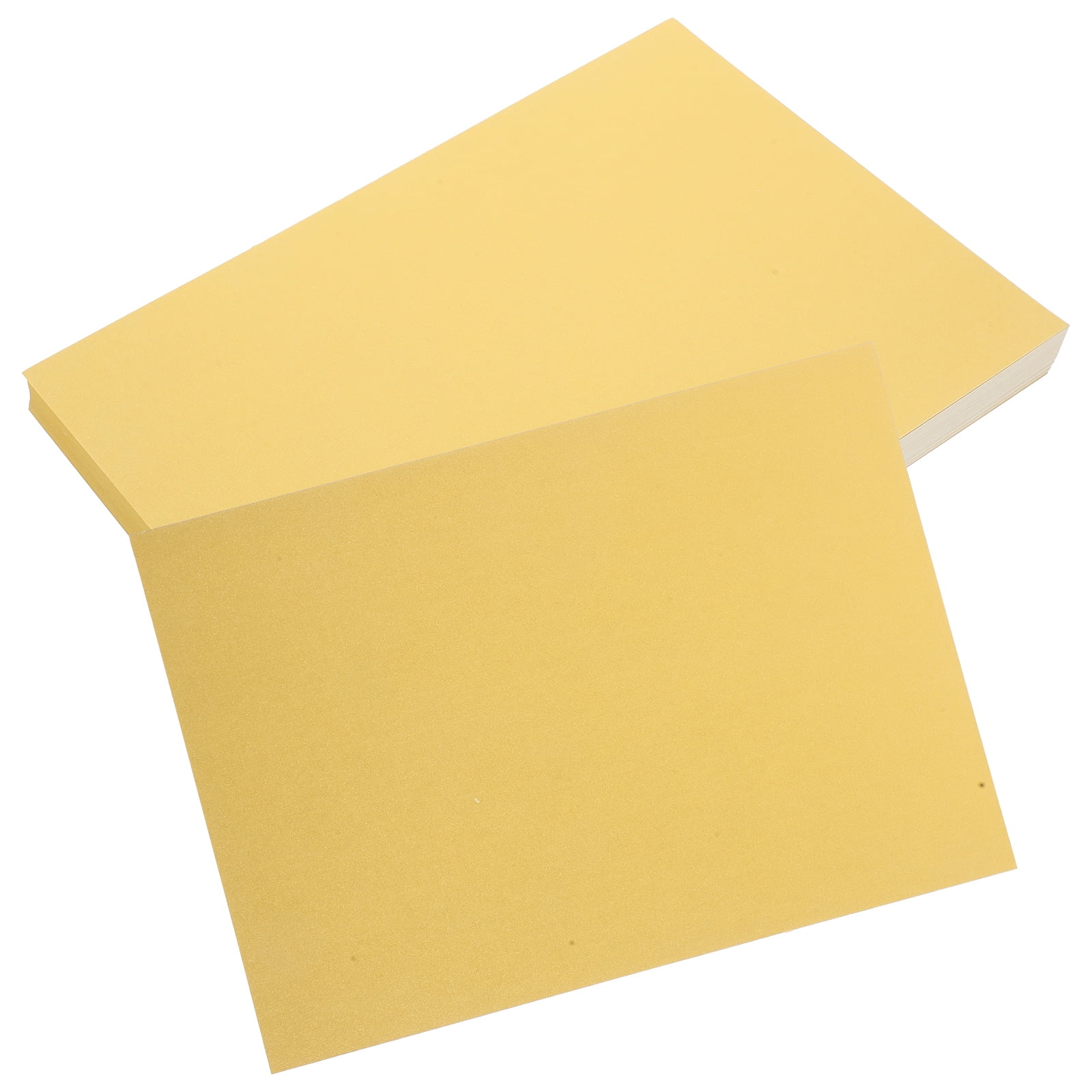 KAKOWELY Double Sided Printer Paper Printable Paper Golden Thick 50 Sheets