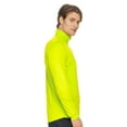 thumbnail image 2 of Expert Brand Men's Drimax Dri Fit Athletic Quarter Zipper Training Jacket, Key Lime Green, 3XL, 2 of 6