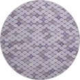 thumbnail image 2 of Addison Rugs Mayfield Premium Machine Washable Transitional Geometric Lavender Round Rug, 8' x 8', 2 of 6