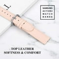 thumbnail image 6 of Three KOMI straps compatible with Samsung Galaxy Watch Active/Active 2 44mm 40mm/Galaxy Watch 42mm, 20mm sports leather strap replacement strap, 6 of 8