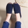 thumbnail image 6 of Big Size Women's Casual Loafers Slip On Leather Shoes Lightweight Walking Shoes Moccasins Classic Penny Loafer Flats Boat Shoes, 6 of 7