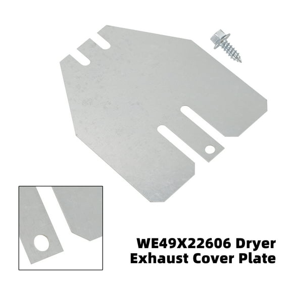 WE49X22606 Exhaust Cover Plate for Dryer