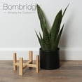 thumbnail image 3 of Bornbridge Artificial Snake Plant in Mid Century Plant Stand (Medium/ 1 Pack), 3 of 4