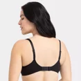thumbnail image 4 of Fruit of the Loom Women's Premium Cotton Stretch Unlined Underwire Bra Color:Black, Size S-XL+, 4 of 6