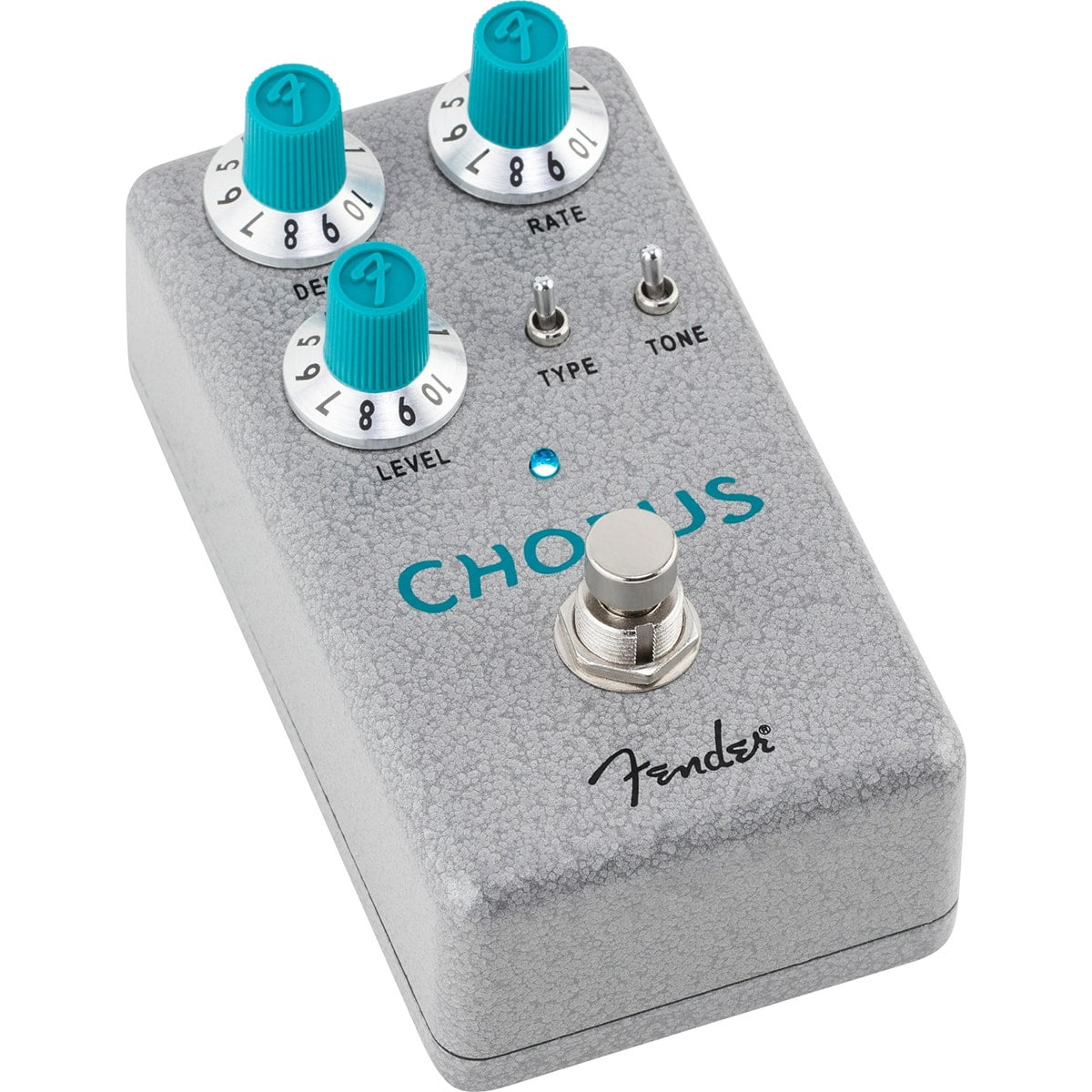 Genuine FENDER Hammertone  Chorus Pedal, Solid Aluminum Stomp Box #0234576000