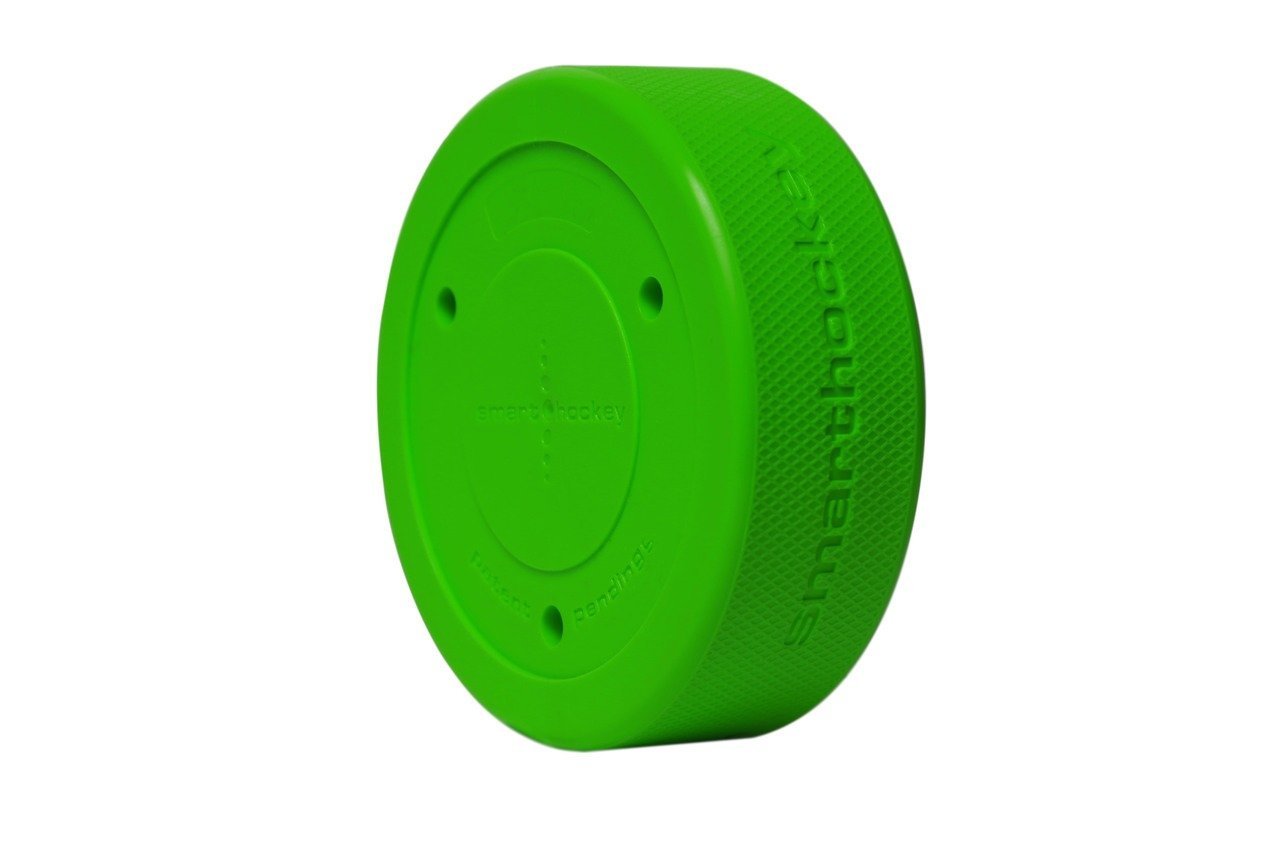 New Smart Hockey Game Changer Stick Handling Shooting Passing Off Ice Puck Green, Smarthockey Training Pucks are Newest... by