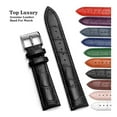 thumbnail image 2 of Genuine Leather Watchbands 12/14/16/18/20/22/24 mm Watch Band Strap Steel Pin buckle High Quality Wrist Belt Bracelet, 2 of 7