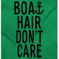 thumbnail image 2 of Boat Hair Don't Care Ocean Vibes Cute Women's Plus Size Graphic Tee Brisco Brands 2X, 2 of 5