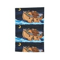 thumbnail image 6 of Wukai Ocean Scene with Noah's Ark Print Garden Flag 12.5x18 Inch Double Sided Sun-resistant Rain-resistant, Wrinkle-resistant Colorfast(Only Flag), 6 of 7