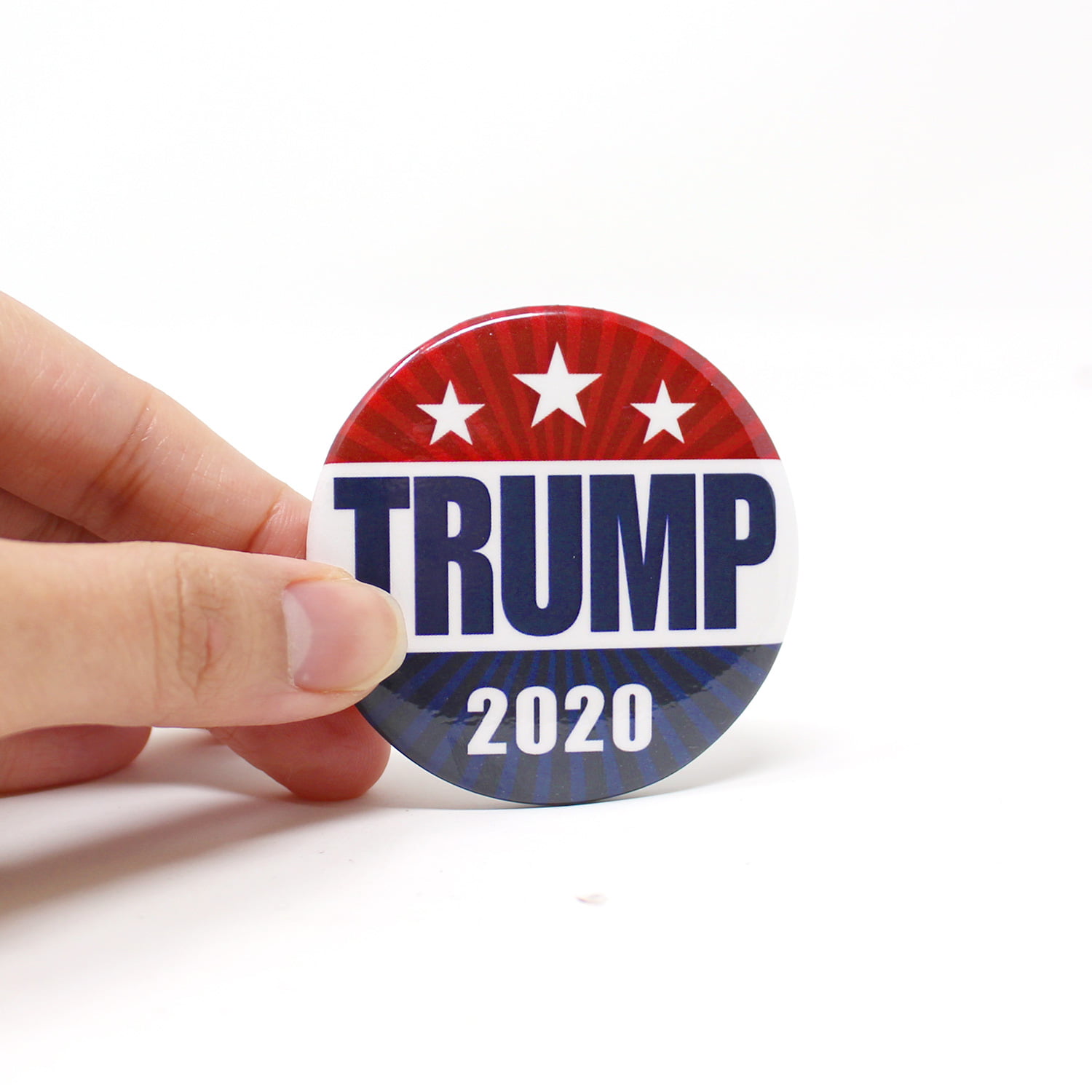 Round 2.25 inch Pinback Donald Trump 2020 Campaign Button 