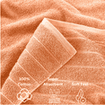 thumbnail image 5 of Casa Platino 100% Ring-Spun Cotton Towels Bathroom Sets Of 24 – 2 Bath Sheets, 2 Gym, 2 Bath, 4 Fingertip, 6 Hand, 8 Washcloths, Hotel-Quality Softness for Daily Living – Peach Fuzz, 5 of 9