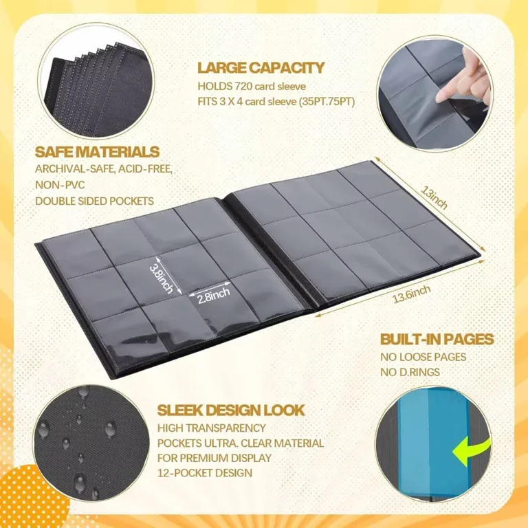 12 pocket trading card binder page measurement Vault X - 12 Pocket - Exo Tec Zip Binder main image 1