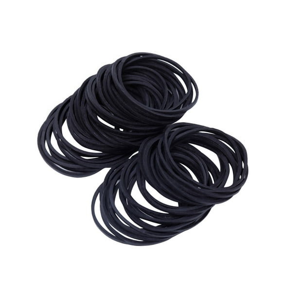 MERRYHAPY Ponytail Hair Ties De Elástica Negras Resistentes Sin Metal Para Tipo De Y Estilos