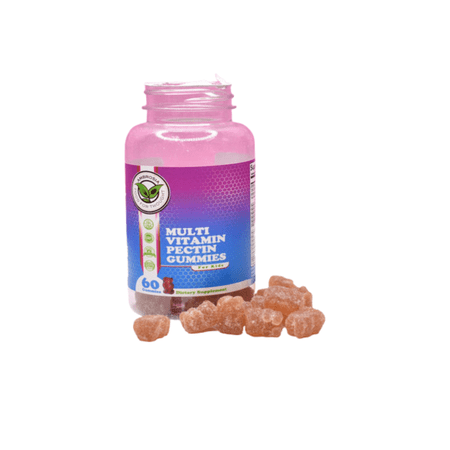 Ambrosia Children's Multi Vitamin Gummies, No Gelatin, Mixed Berry and Fruit Flavor.-