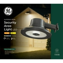 GE Outdoor Security LED Area Light with Motion & Dusk to Dawn Sensor, Solar Light, 1200 Lumens