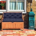 thumbnail image 3 of YLLN  Porch Swing Cushions ,Waterproof Swing Cushions Replacement with Backrest（Navy Blue 60"）, 3 of 8