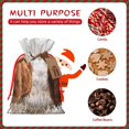 thumbnail image 7 of Fuzoiu Yak Print Christmas Gift Bag,Burlap Gift Bag with Drawstring Closure & Hang Tag,Perfect for Holidays, Birthdays, and Special Occasions-Small, 7 of 7