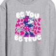 thumbnail image 3 of Disney - Be You Be True Minnie Mouse - Men's Long Sleeve Graphic T-Shirt, 3 of 5