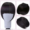 thumbnail image 3 of Lubelski Joli Clip pour Fille Frange Droite Style Bob Postiche, 3 of 7