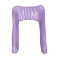 thumbnail image 5 of 2025 Pouces Col Rond Uni Couvre-Maillots de Plage pour Femmes Couleur Extérieure Tricot Été Couvre-Maillots pour Femmes Chandail Manches Longues Couvre Grande Taille Maillot de Bain Couvre-Maillots pour Femmes Haut pour, 5 of 5