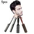 thumbnail image 1 of 5PCS Men's Hair Comb Set Assorted Styles Hair Brush Comb Hair Styling Comb, 1 of 10