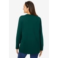 thumbnail image 2 of Woman Within Plus Size Perfect Long-Sleeve Crewneck Tee (Petite Available), 2 of 6