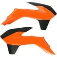 thumbnail image 1 of Acerbis Radiator Shrouds Orange/Black   2314251008, 1 of 1