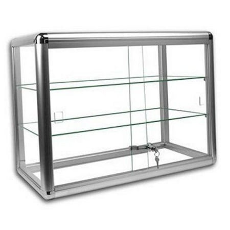 Glass Countertop Display Case Store Fixture Showcase With Front