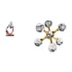 thumbnail image 5 of Estatua de resina de un pensador sentado. Figura decorativa abstracta de esfera de cristal para escritorio. Diseño único hecho a mano, ideal para, 5 of 8
