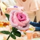 thumbnail image 5 of Ramo de flores trenzadas con varillas, hecho a mano, material para manualidades, artificial Rosa claro, 5 of 9