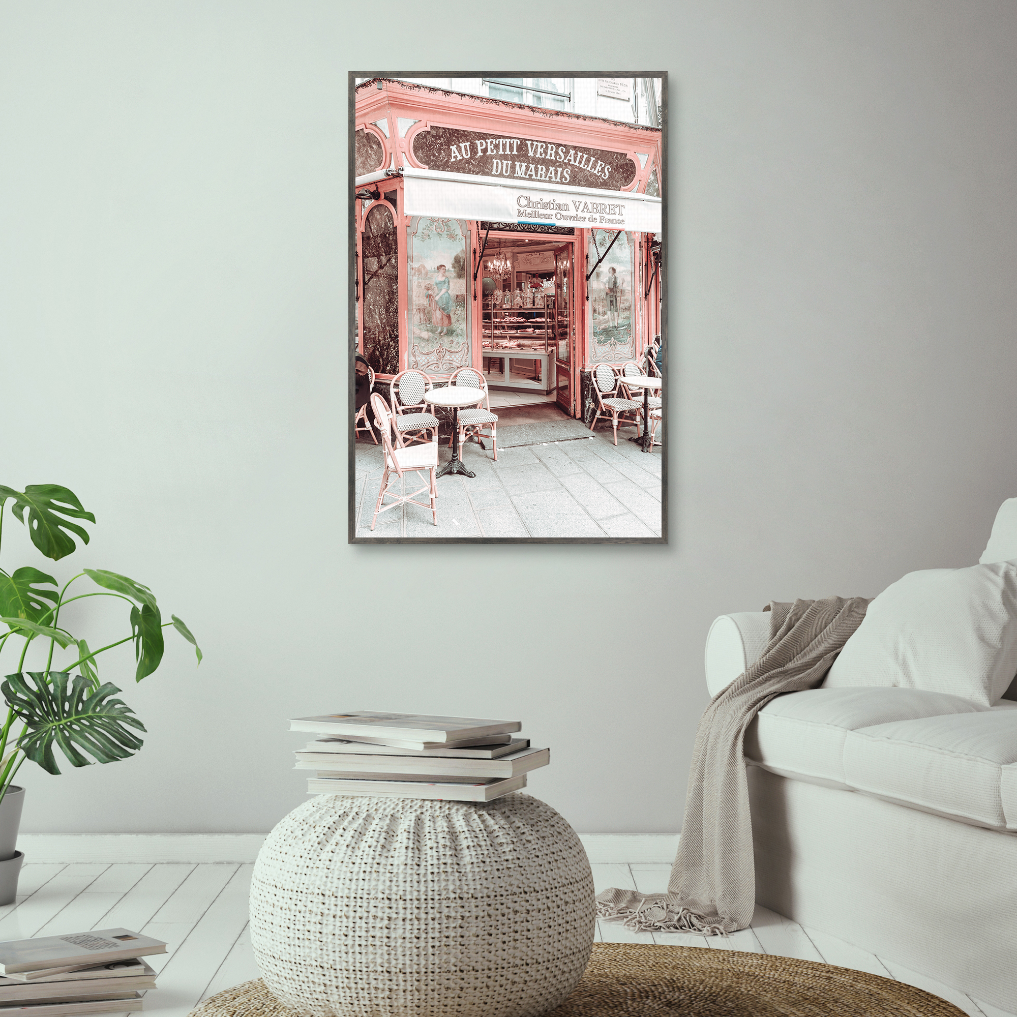 Au Patit Versailles by Heather Loriece Framed Canvas Art Print