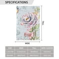 thumbnail image 3 of Wukai Vintage Rose Garden Flags Double Sided Welcome Garden Yard House Flags Outside Outdoor House (Only Flag), 3 of 8