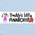 thumbnail image 2 of CafePress - Daddy's Little Anarchist Girl Infant Bodysuit - Baby Light Bodysuit, Size Newborn - 24 Months, 2 of 4