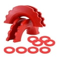 thumbnail image 3 of D Shackle Isolator Durable with Washers for Auto Truck Accessories Red, 3 of 8