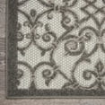 thumbnail image 4 of Nourison Aloha Indoor/Outdoor Grey/Charcoal 2'3" x 10' Area Rug, (2x10), 4 of 9