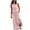 Pink, variant on ZVNAΖH Women's Summer Casual Crew Neck Sleeveless Dresses Side Split Pleated Long Dress Sundress Beach Dress