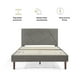 thumbnail image 4 of Box base cama Individual con Cabecera Nooz Nooz  Geometric Tapizada Gris, 4 of 6