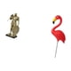 thumbnail image 5 of Figura decorativa de caballero, escultura de escritorio, adorno de jardín con forma de flamenco, estaca coleccionable de resina, ideal para el hogar,, 5 of 8