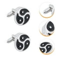thumbnail image 2 of MasteelfCA 1 Paire de Boutons de Manchette Style Chinois en Alliage, 2 of 7