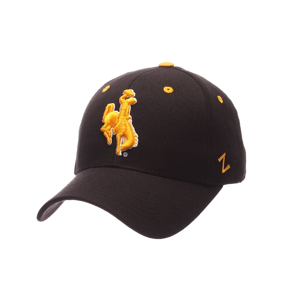Wyoming Cowboys DHS Fitted Hat (Black 